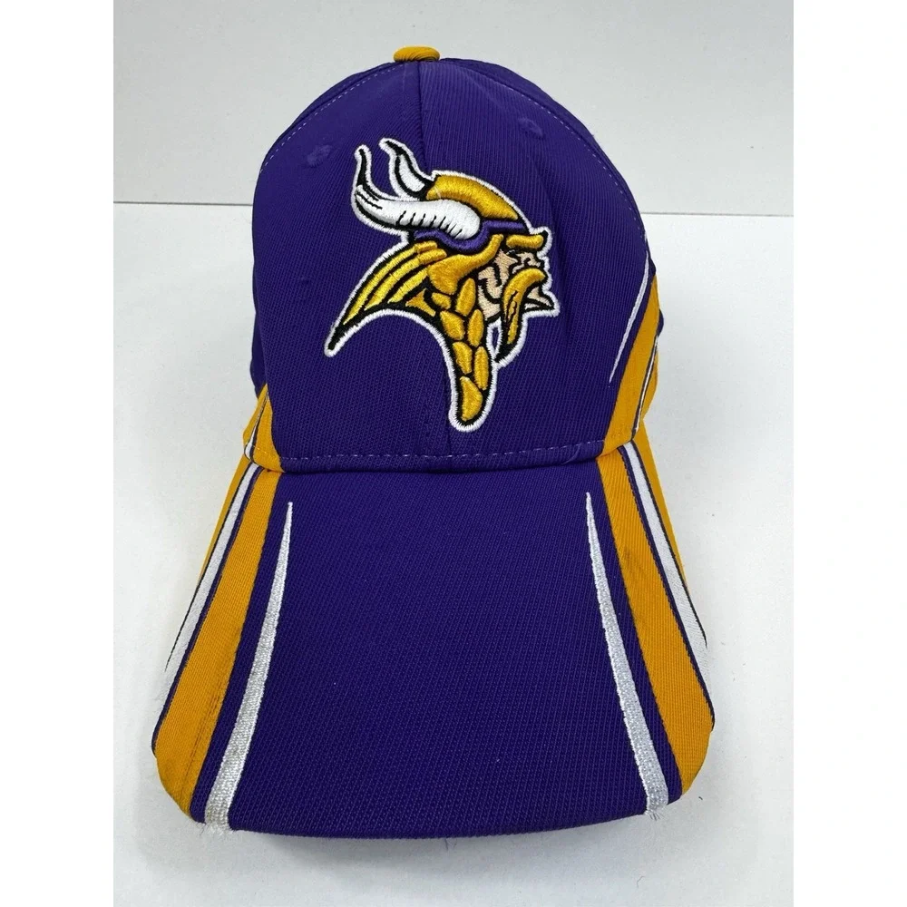Minnesota Vikings NFL Mens One Size Hat Cap Adjustable Reebok Team NFL - Retro
